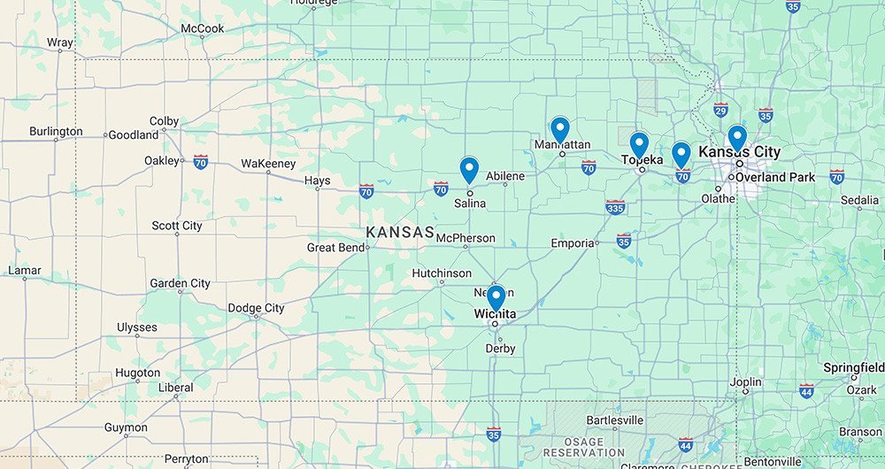 service area map